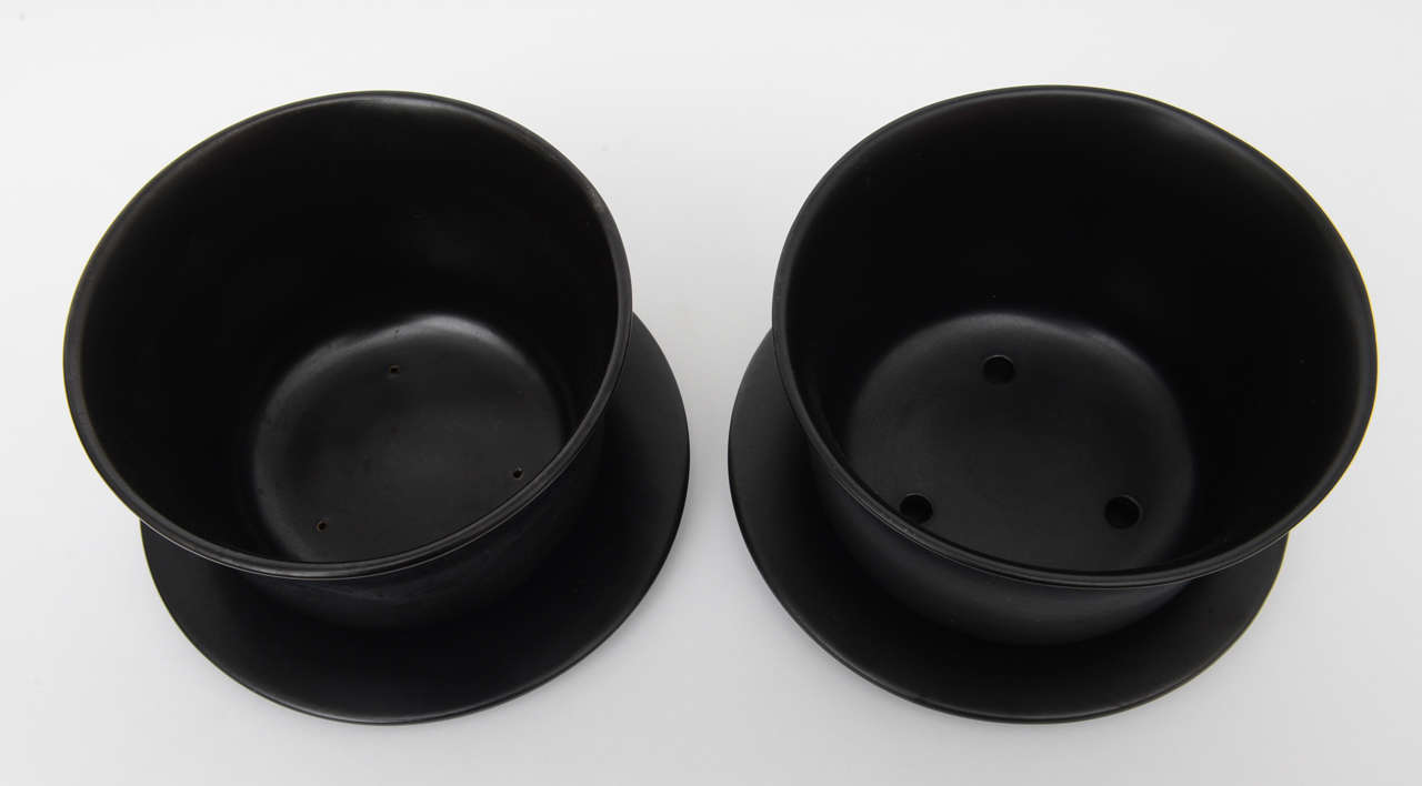Pair of Elsa Peretti for Tiffany Orchid Pots In Excellent Condition In Miami, FL