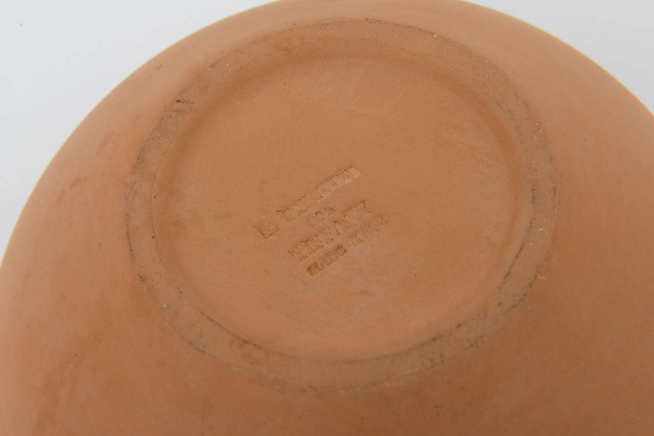 Elsa Peretti for Tiffany & Co. Italian Terracotta Thumbprint Bowl For Sale 2