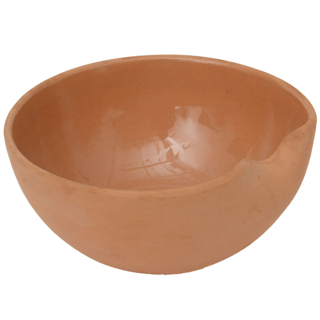 Elsa Peretti for Tiffany & Co. Italian Terracotta Thumbprint Bowl For Sale