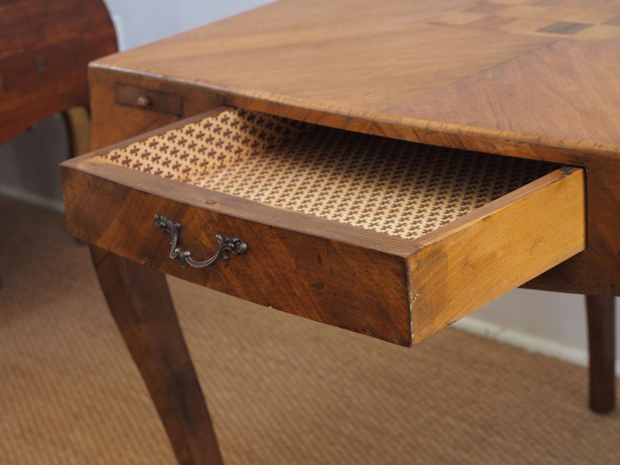 Wood Italian 19th Century Game Table For Sale