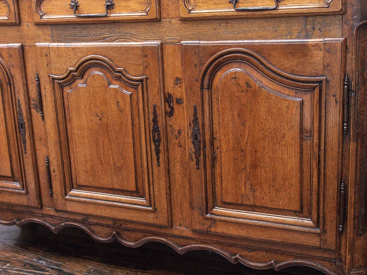 Country 18th Century French Provincial Walnut Enfilade