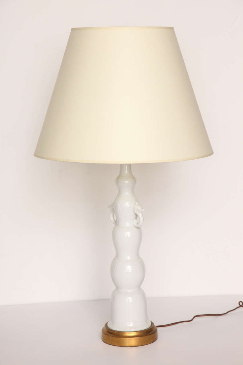 Pair of Glazed Porcelain Table Lamps 2