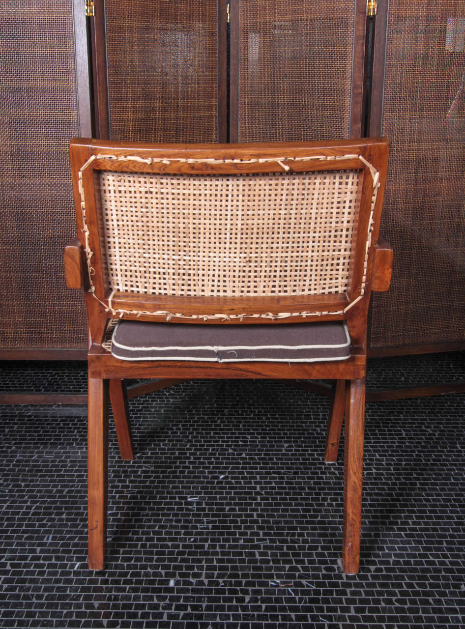 Mid-Century Modern Pierre Jeanneret Conference Chair