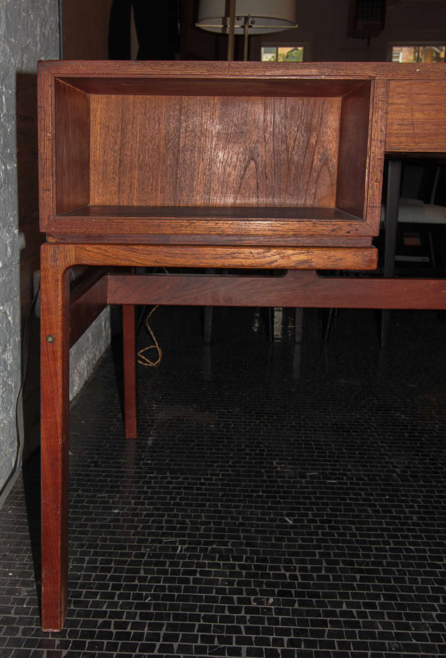 Arne Wahl Iversen Teak Desk for Vinde Mobelfabrik 3