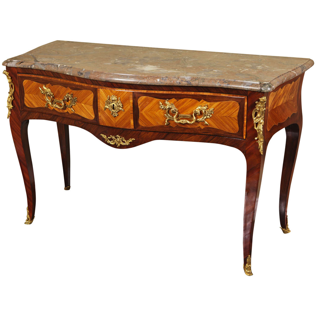 A Late 18th to Early 19th Century French Louis XV Console For Sale
