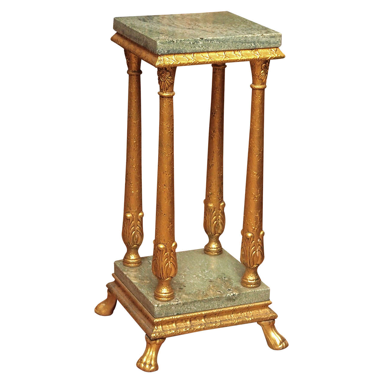 Marble Top Side Table For Sale