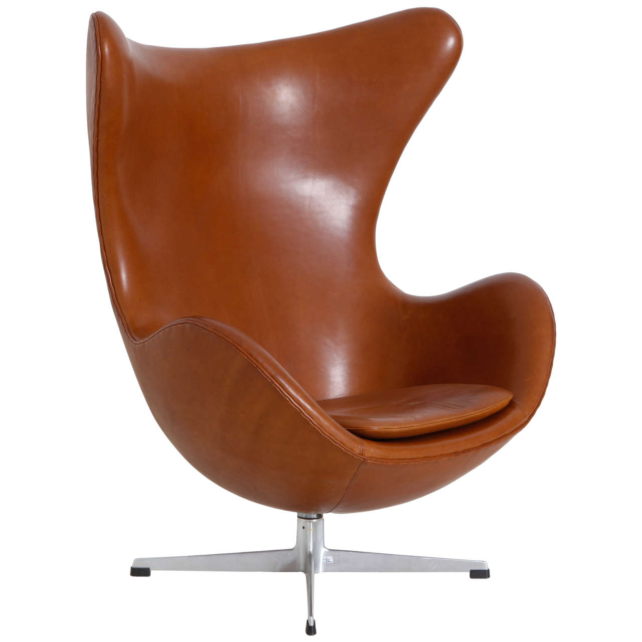 Leather Lounge Chair With Ottoman. Orange Dining Room ...