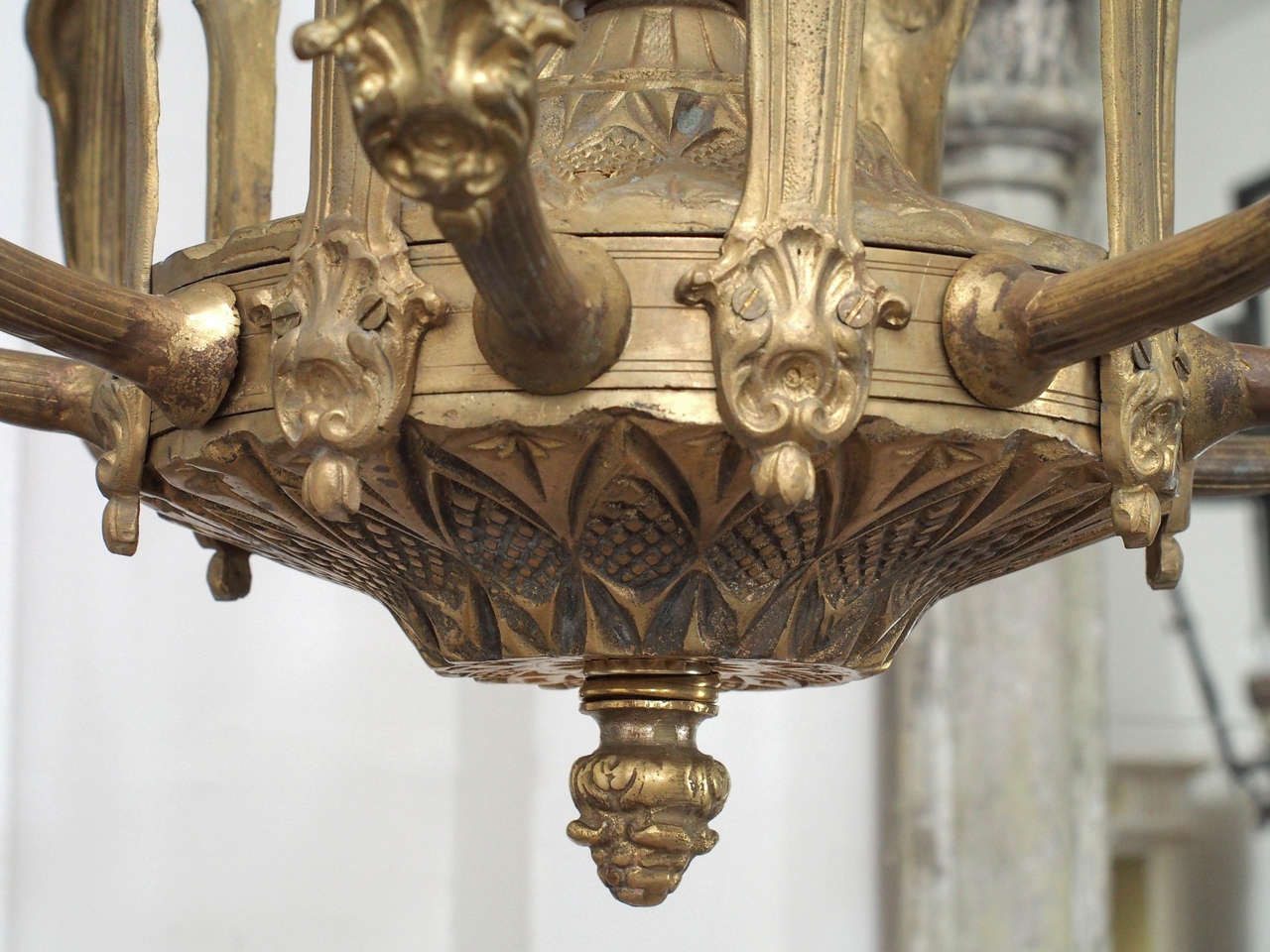 Large 24-Light Bronze Dutch Rococo Style Chandelier 4