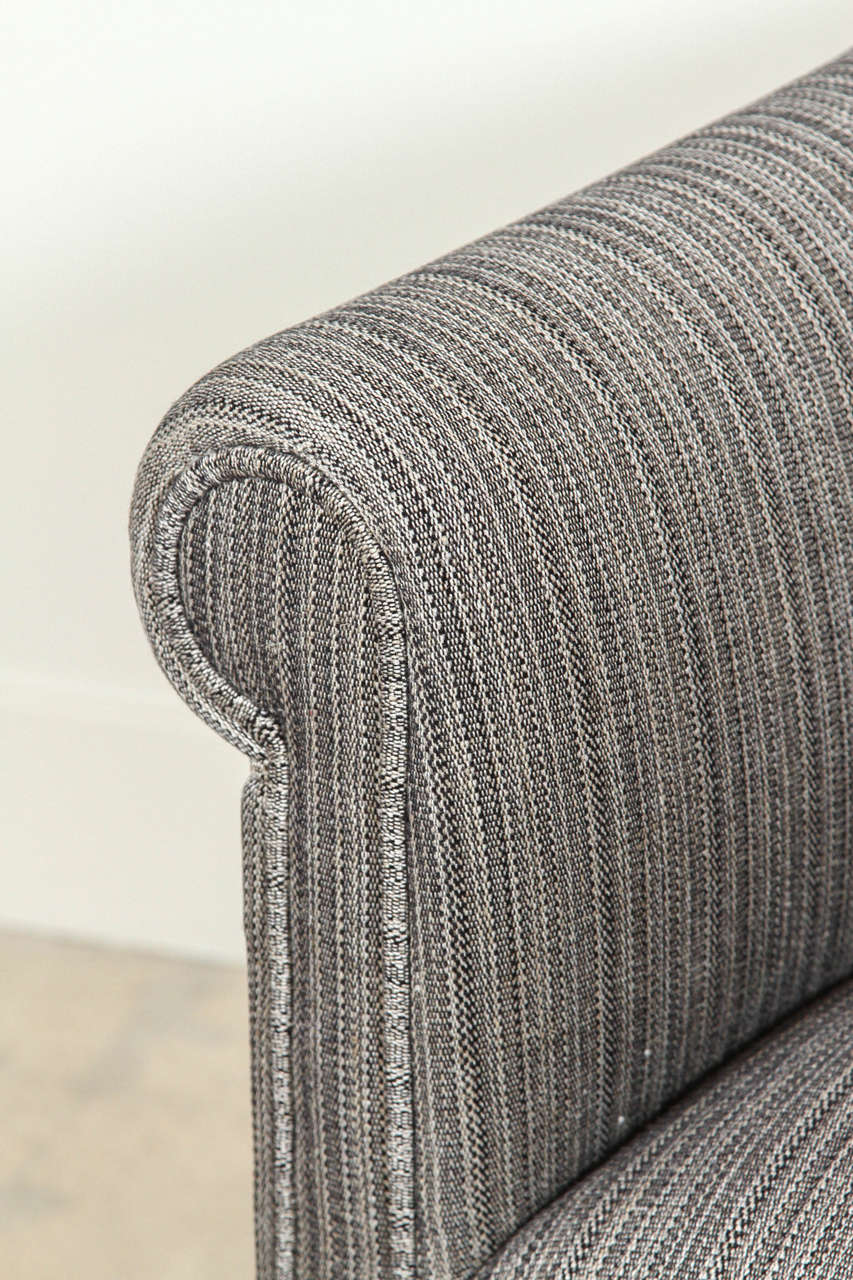 American Pair of Barrel Back Chairs by Jules Heumann for Metropolitan Furniture