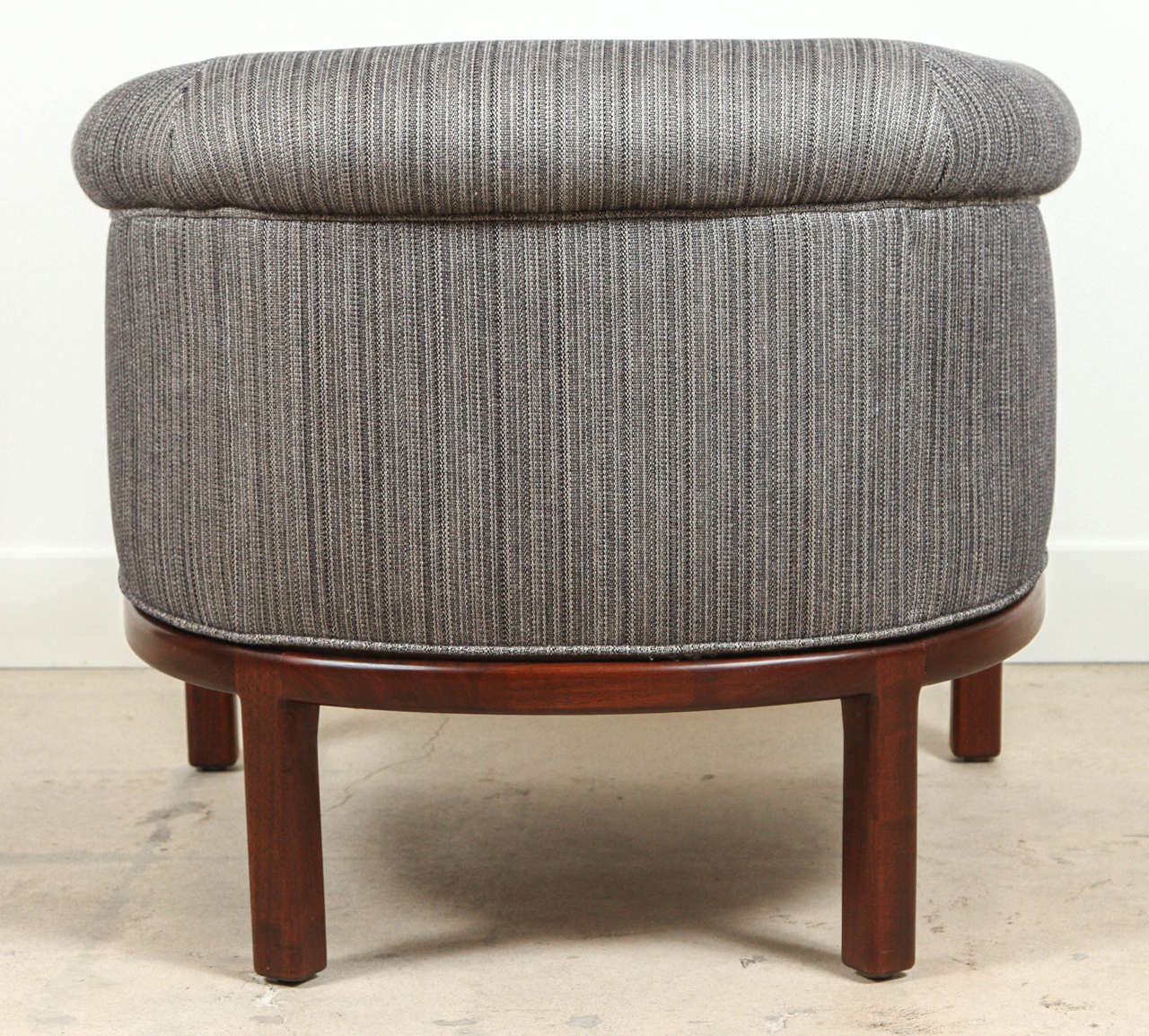 Pair of Barrel Back Chairs by Jules Heumann for Metropolitan Furniture 1