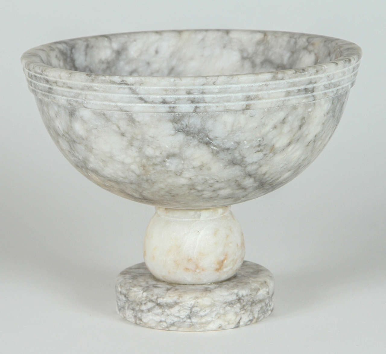 Vintage marble bowl, believed to have originally been part of a Rosario Candela building lobby in NY.