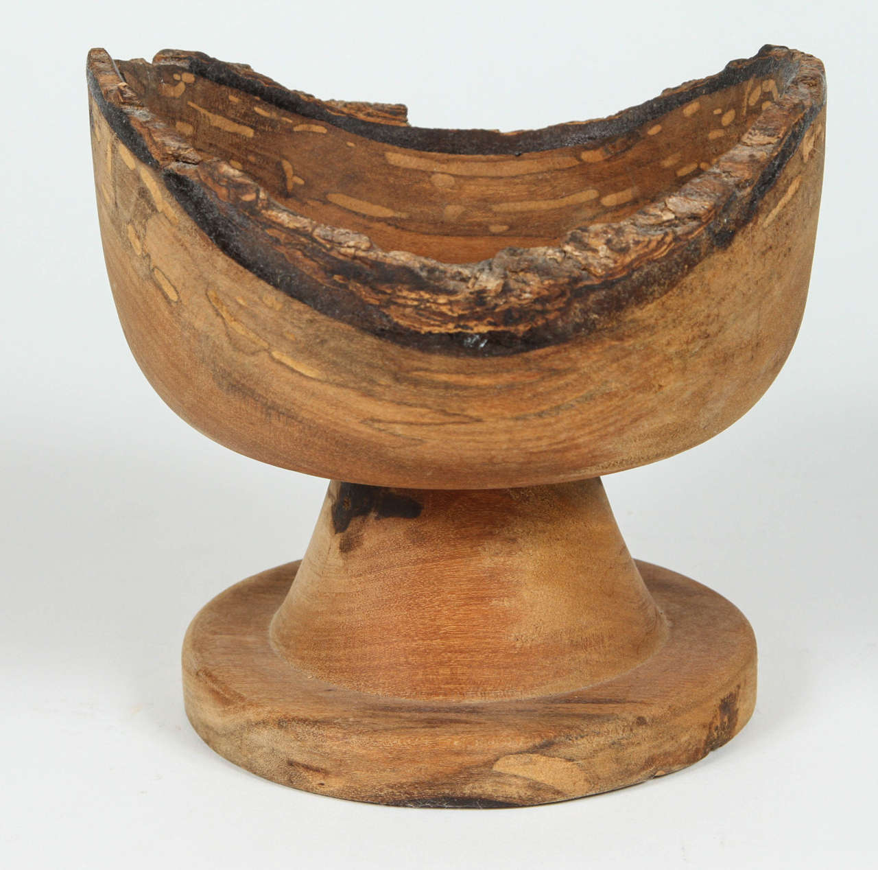 Collection of Carved Rustic Wood Vessels In Good Condition In Los Angeles, CA