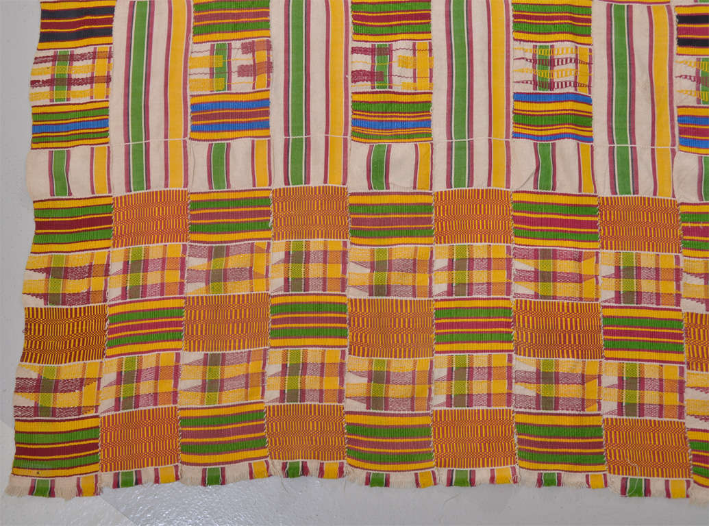 20th Century African Ashanti Kente Cloth