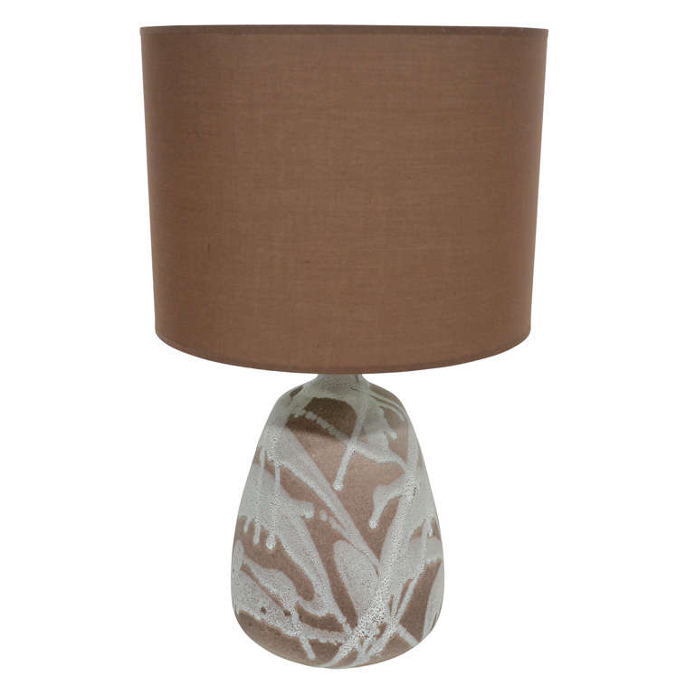 Ceramic Lamp with Unique Design For Sale