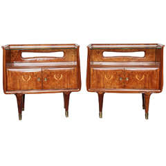 Pair of Dassi et Figli Night Tables Made in Milan