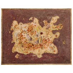 Angelo Barovier Mixed-Media Panel Made in Italy in 1961