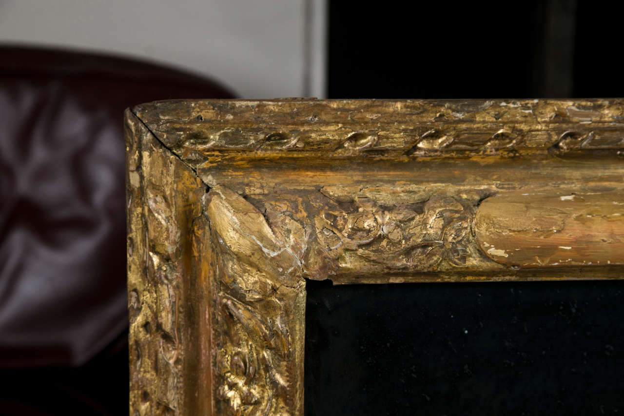 Regency 18th Century French Regence Gilt Wood Frame 
