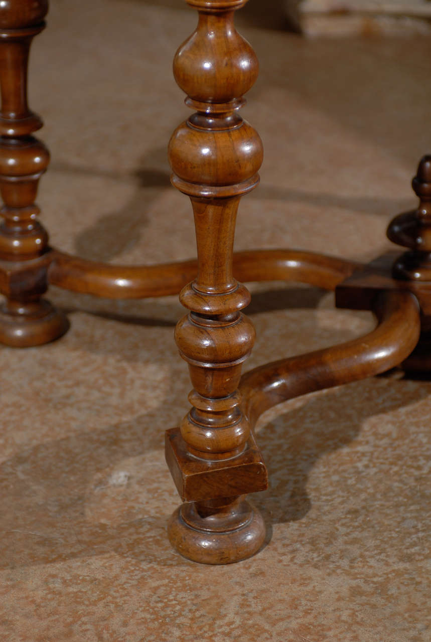 Pair of Louis XIII Style Walnut Tables 1