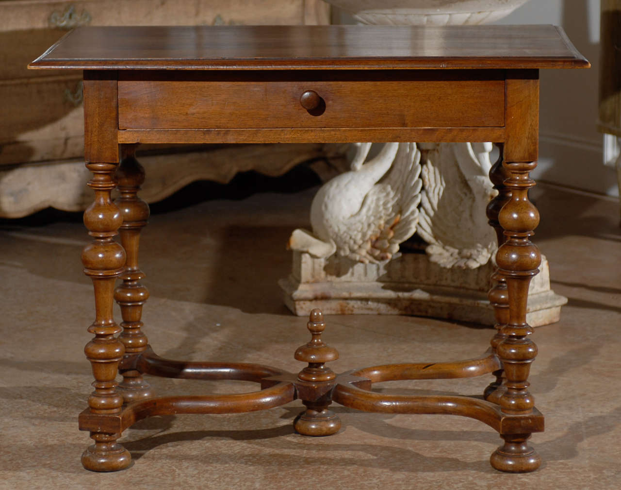 Pair of Louis XIII Style Walnut Tables 3
