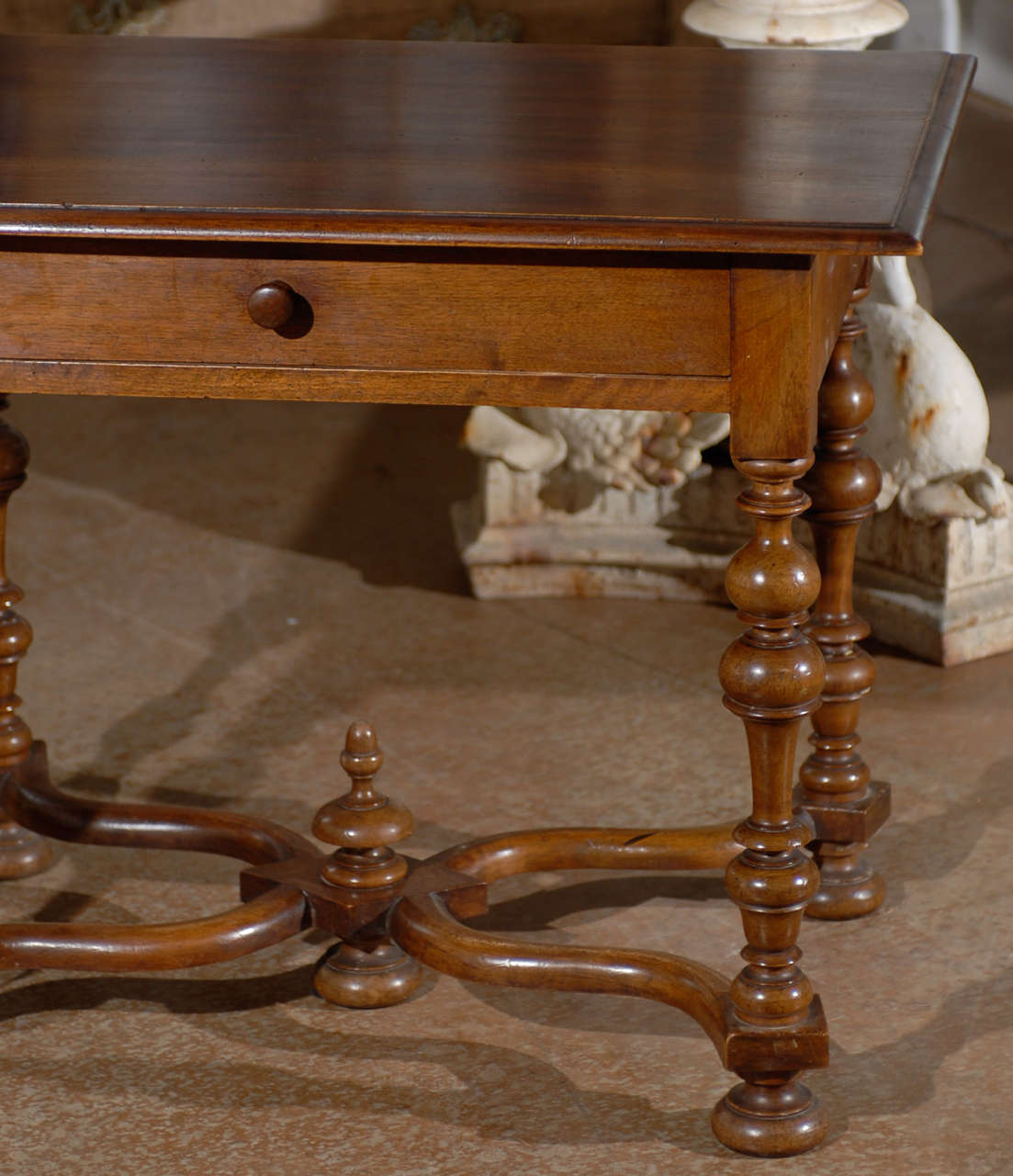 Pair of Louis XIII Style Walnut Tables 4
