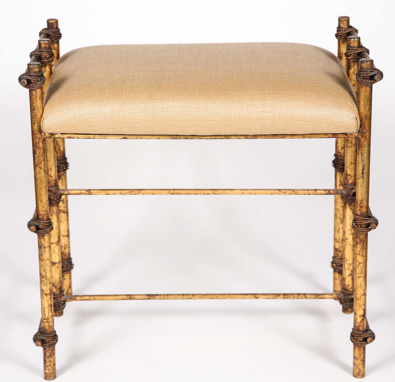 American Vintage Gold Stool