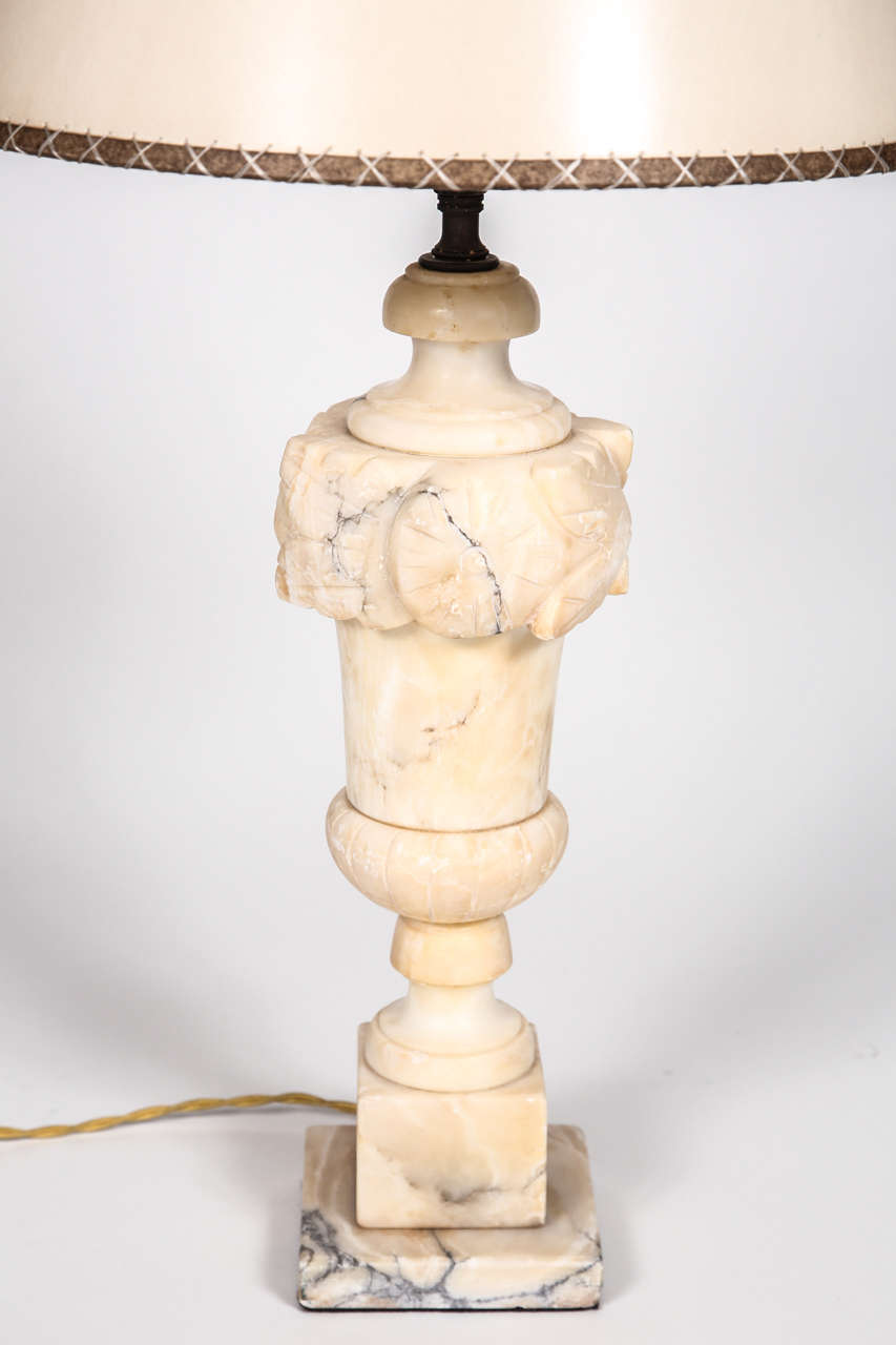 Vintage Alabaster Lamp 1