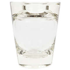 Clear Crystal Vase By A. D. Copier