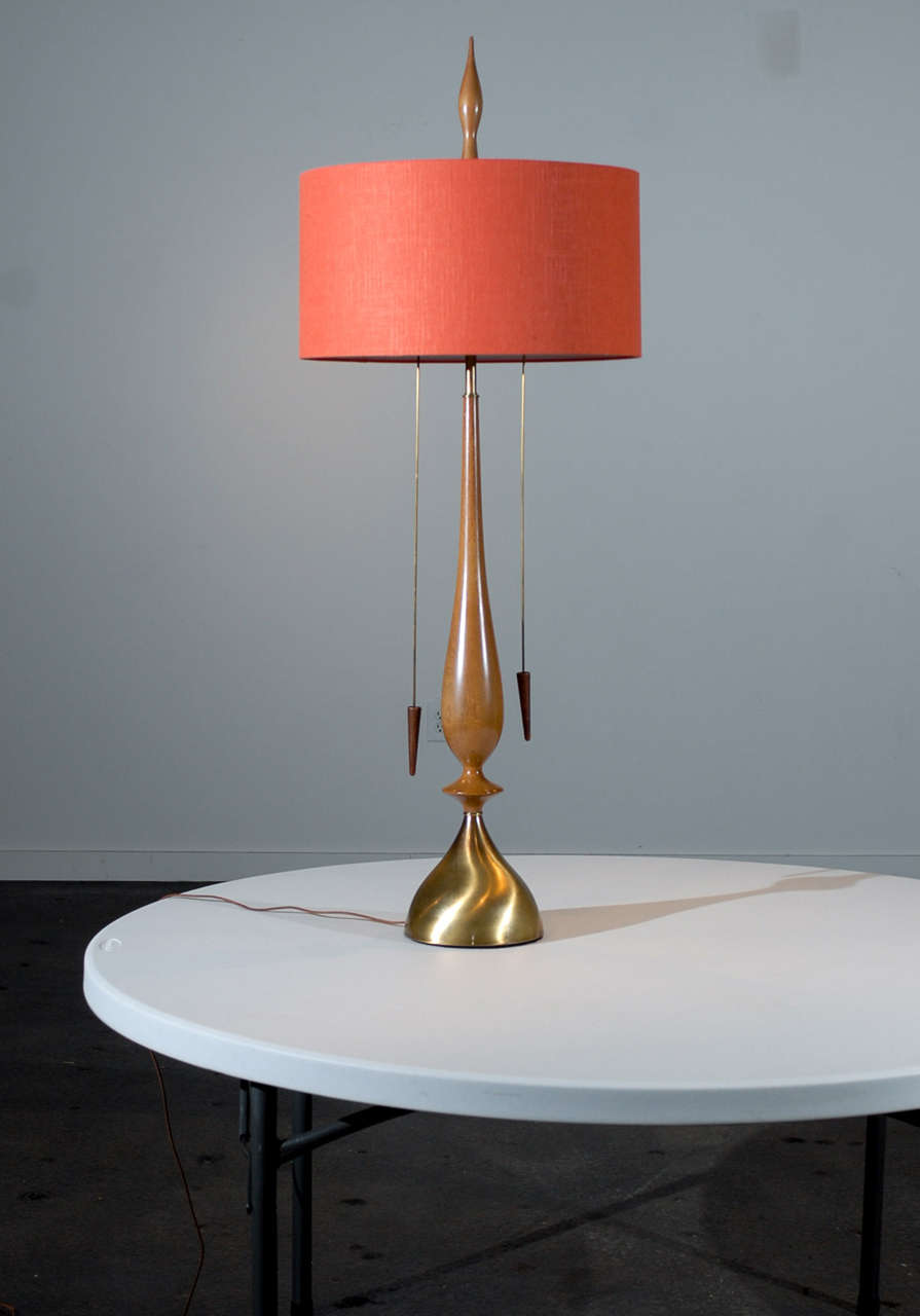 Monumental Pair of Modern Lamps by Frederick Cooper 3
