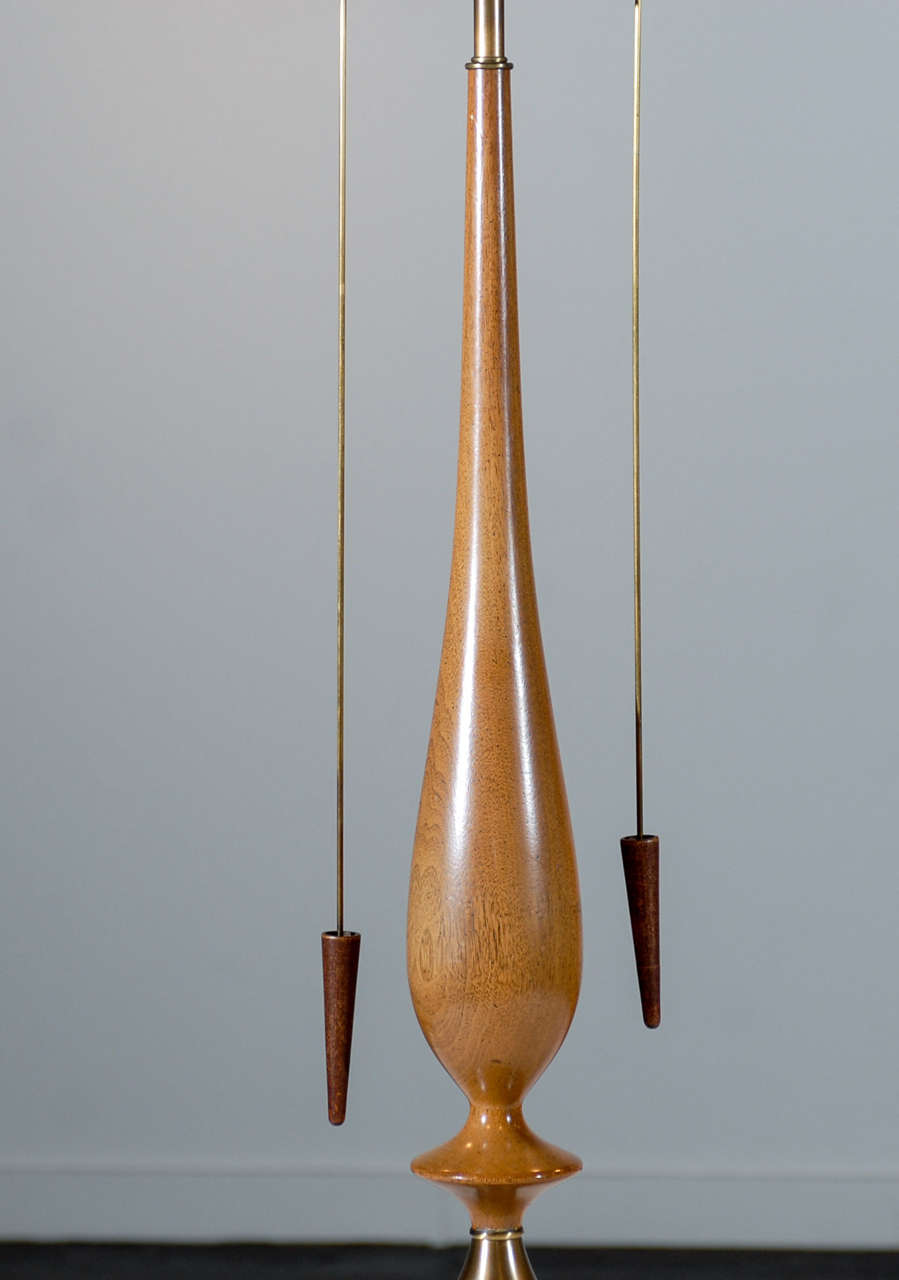 North American Monumental Pair of Modern Lamps by Frederick Cooper