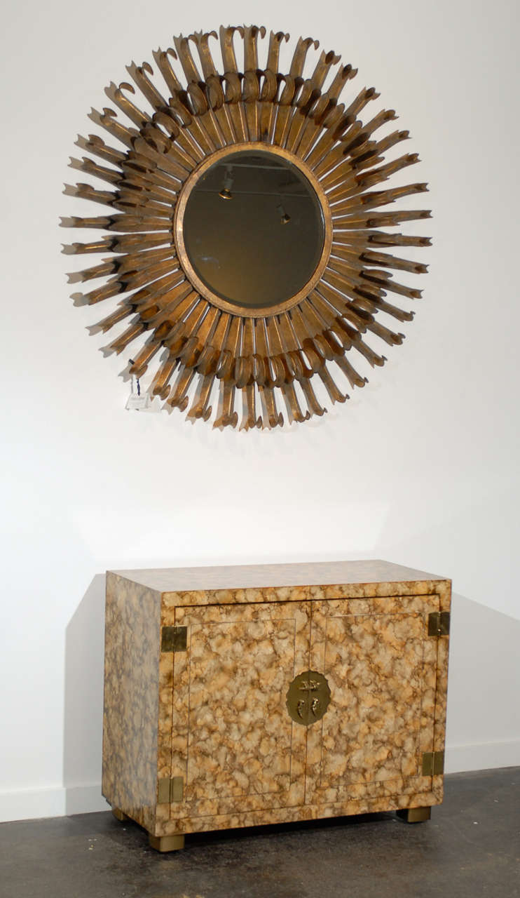 Pair of Vintage Henredon Faux Tortoise Shell at 1stDibs