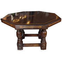 Large, Italian, Inlaid Center Table 8
