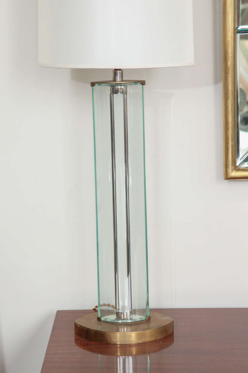 Italian Pair of Table Lamps Designed by Roberto Giulio Rida, Made in Italy For Sale