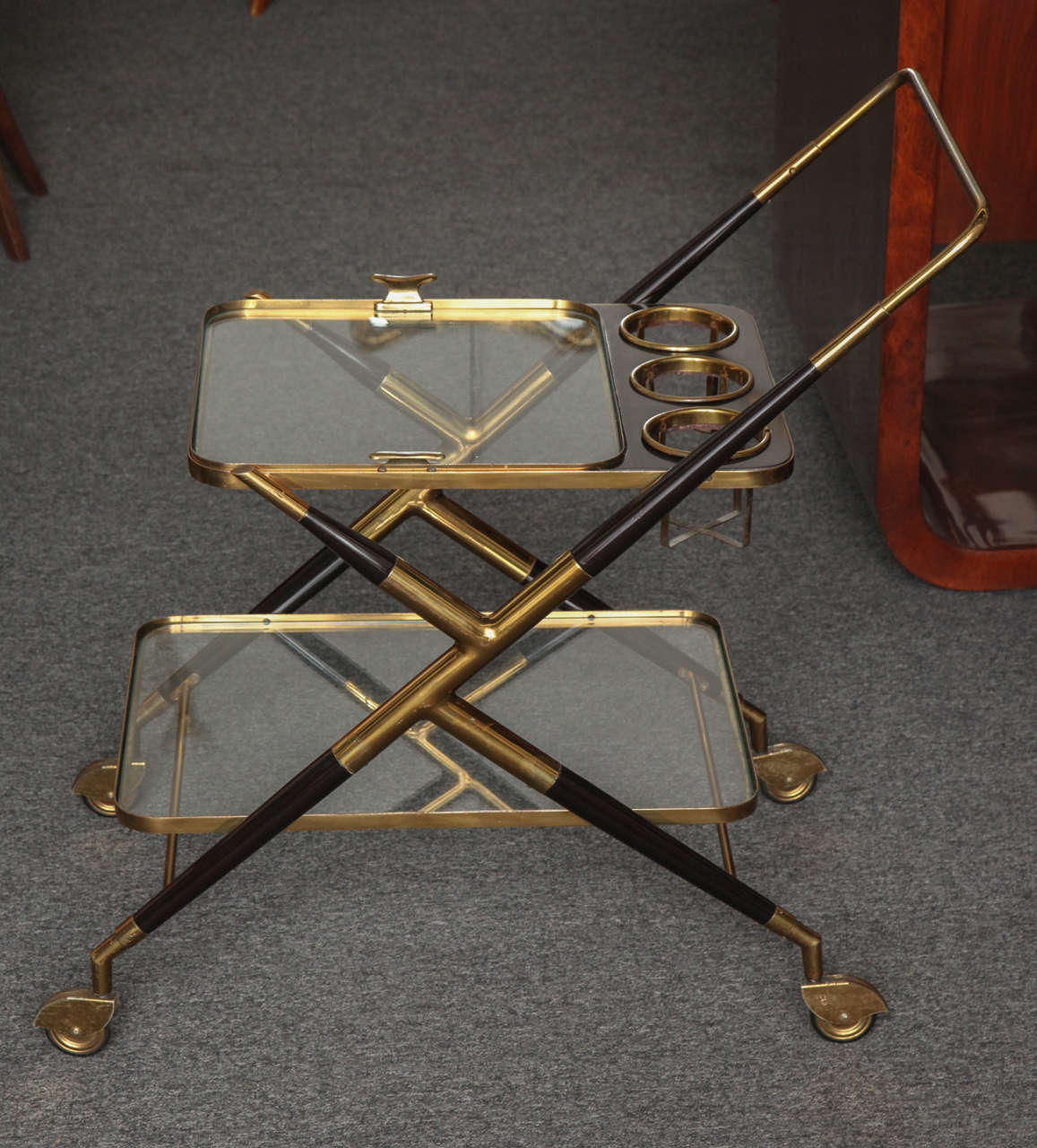 Mid-20th Century Bar Cart By Cesare Lacca