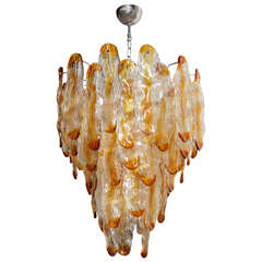 Chandelier Made By Mazzega In Venice 1960
s