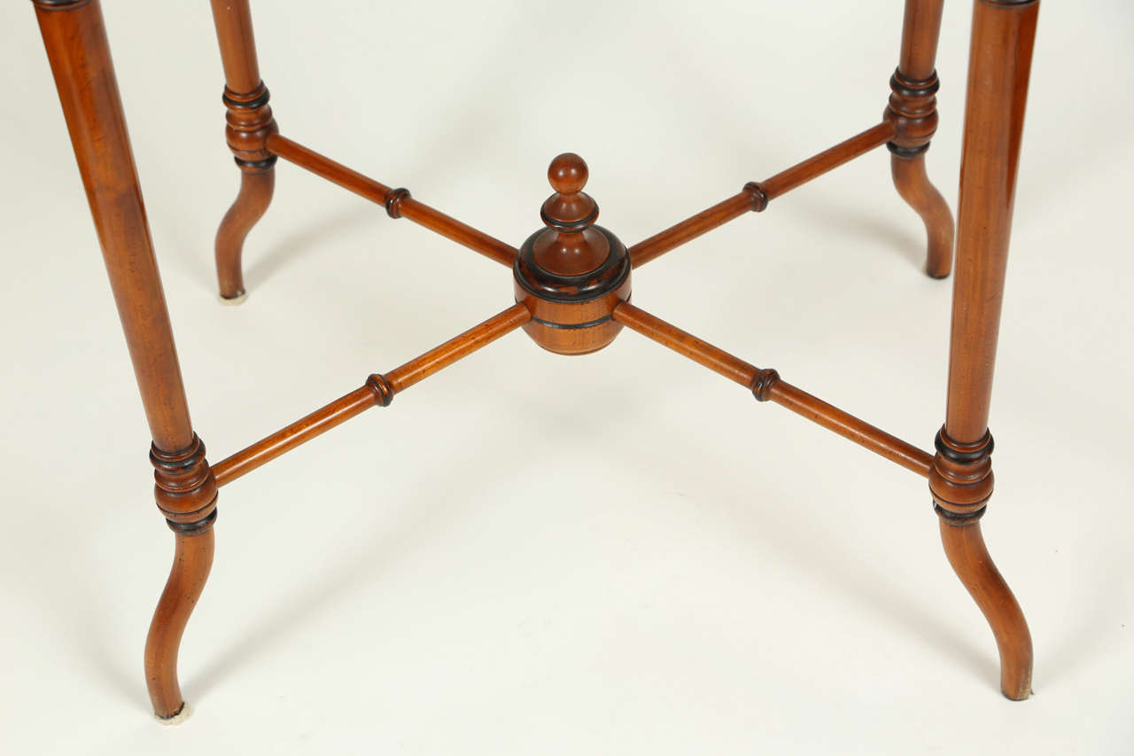 19th Century Pair of French Cherrywood Side Tables