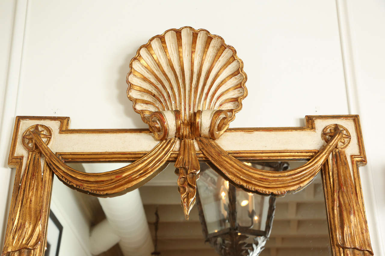 Italian Coquille Mirror at 1stdibs