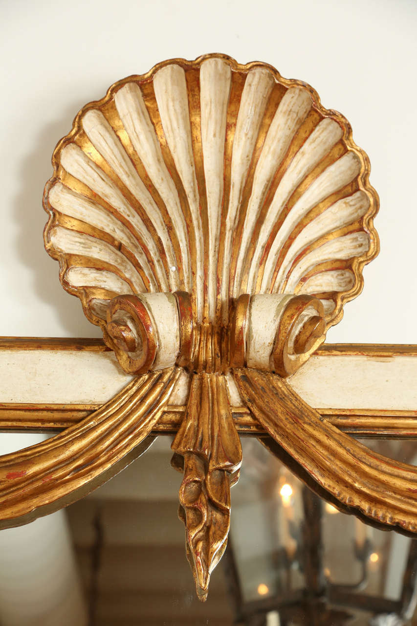 Italian Coquille Mirror at 1stdibs