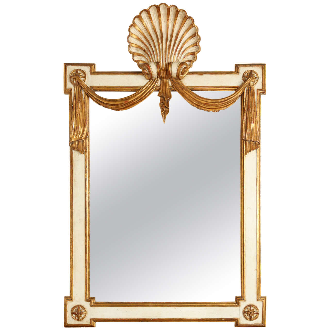 Italian Coquille Mirror at 1stdibs
