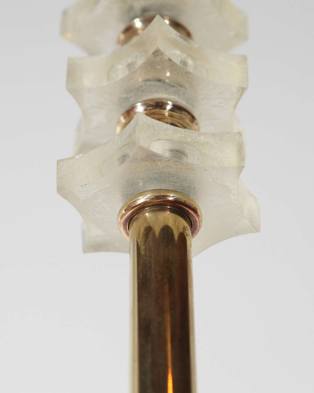 Lampe à suspension à la manière de Fontana Arte Bon état - En vente à Los Angeles, CA
