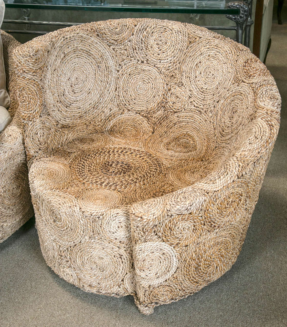 Pair of Rope Armchairs 3