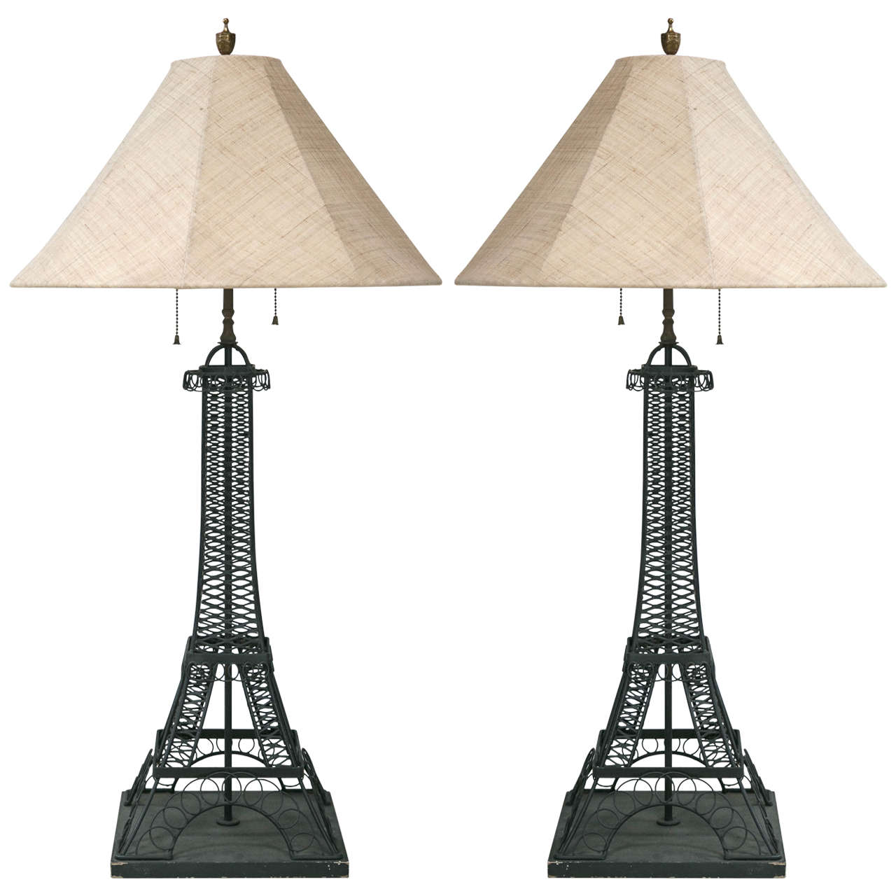 Pair of Eiffel Tower Lamps at 1stDibs eiffel tower table lamp