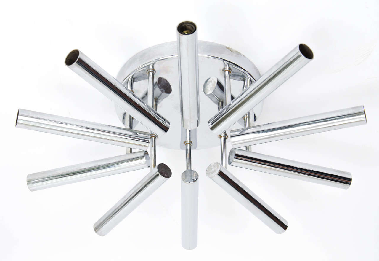 "Sputnik" Midcentury Flush Mount or Wall Light in the Style of Sciolari