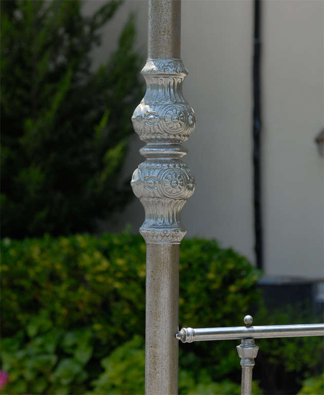 19th Century Steel Anglo Indian Four-Poster Bed Frame For Sale 2