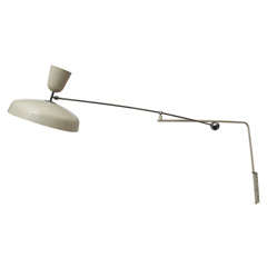 A  French 1950's Articulated Wall Light by Guariche