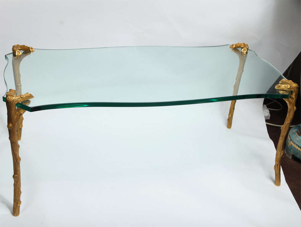 A 1950's French Sculptural low Table by Maison Bagues