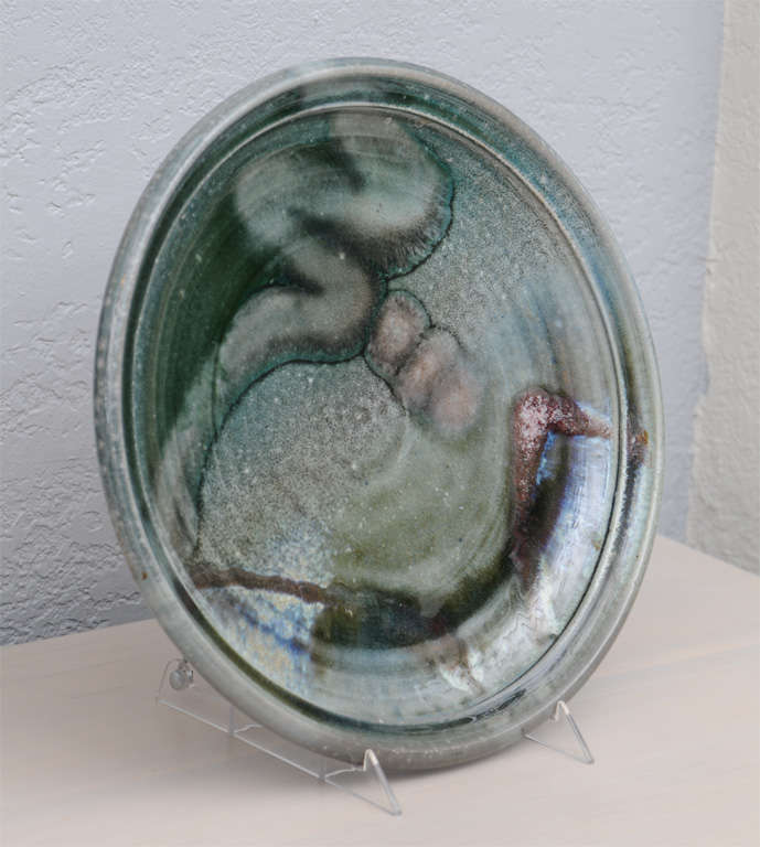 Glazed American Studio Pottery Charger