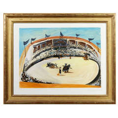 Pablo PICASSO - "Corrida" - Original Aquatint