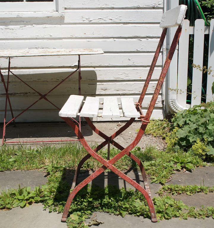 French Bistro Table and 2 Chairs 1