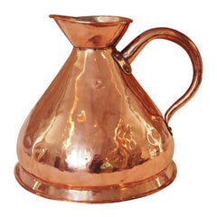 French Copper Measuring Pitcher