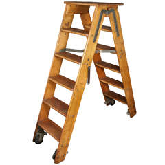 Vintage Putnam and Co. Library Ladder from 1930s